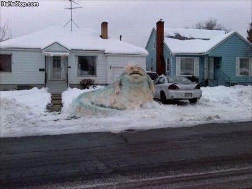 Amazing Snowman Picture