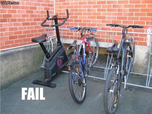 Bikerack Failure  Picture
