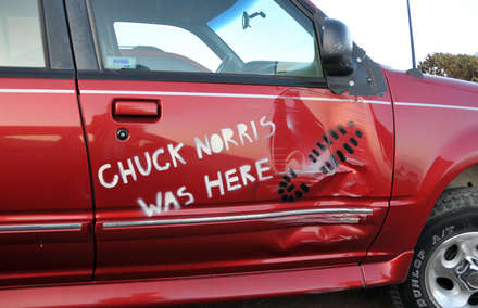 Chuck Norris Was Here Picture