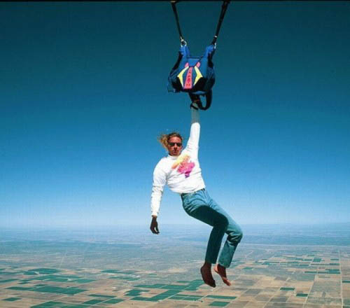 Crazy Skydiver Picture