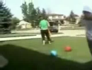 Mother Belts Kid With Ball People Videos
