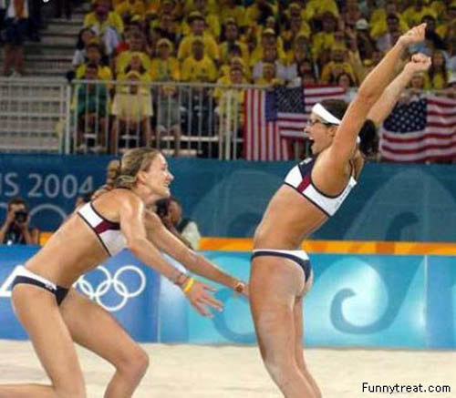 Sensual Volleyball Babes Picture