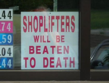 Shoplifters Beware Picture