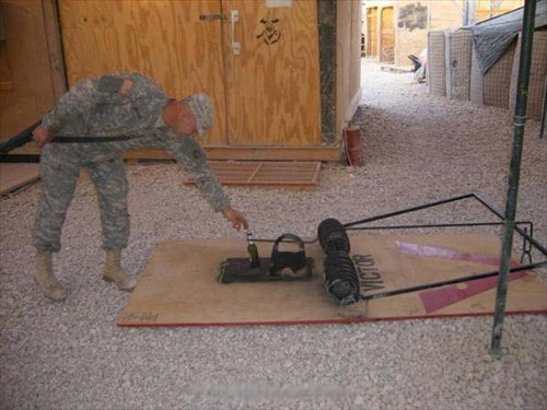 Soldier Beer Trap Picture