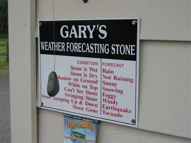 Weather Forecasting Stone Picture