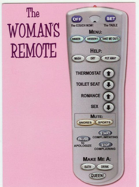 Woman's Remote Picture